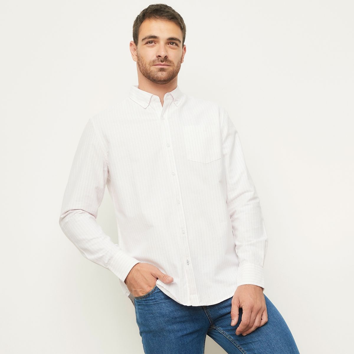 NEWPORT - Camisa Manga Larga Hombre Newport