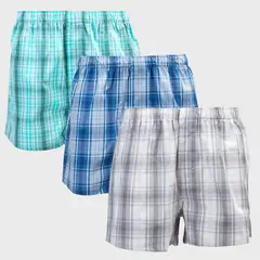 NEWPORT - Pack 3 Boxers Algodón Hombre Estampados