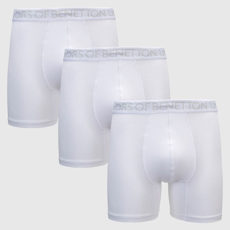 BENETTON - Pack De 3 Boxers Algodón Hombre Benetton