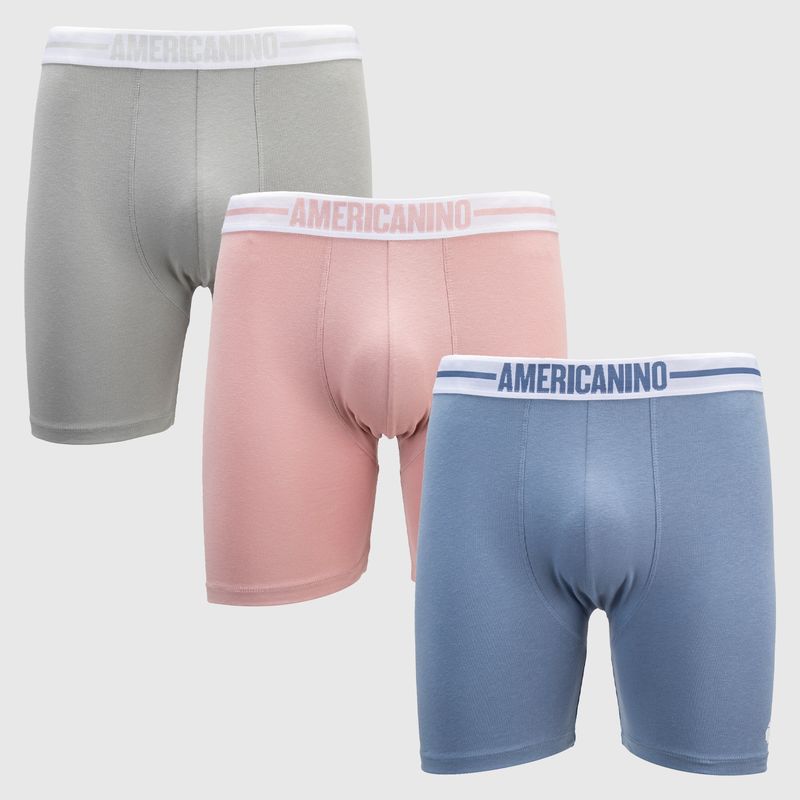 AMERICANINO - Pack De 3 Boxers Algodón Orgánico Hombre Americanino