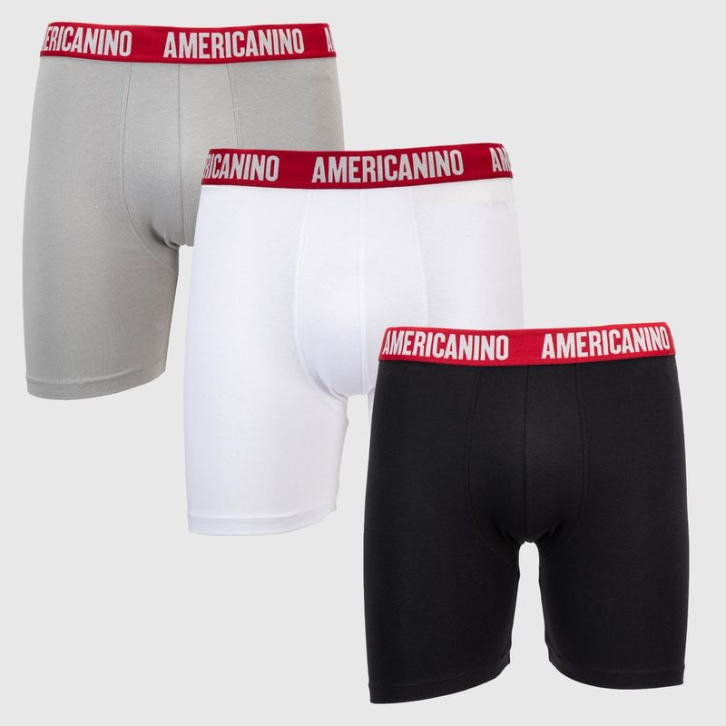 AMERICANINO - Americanino Pack de 3 Boxers Algodón Orgánico Hombre