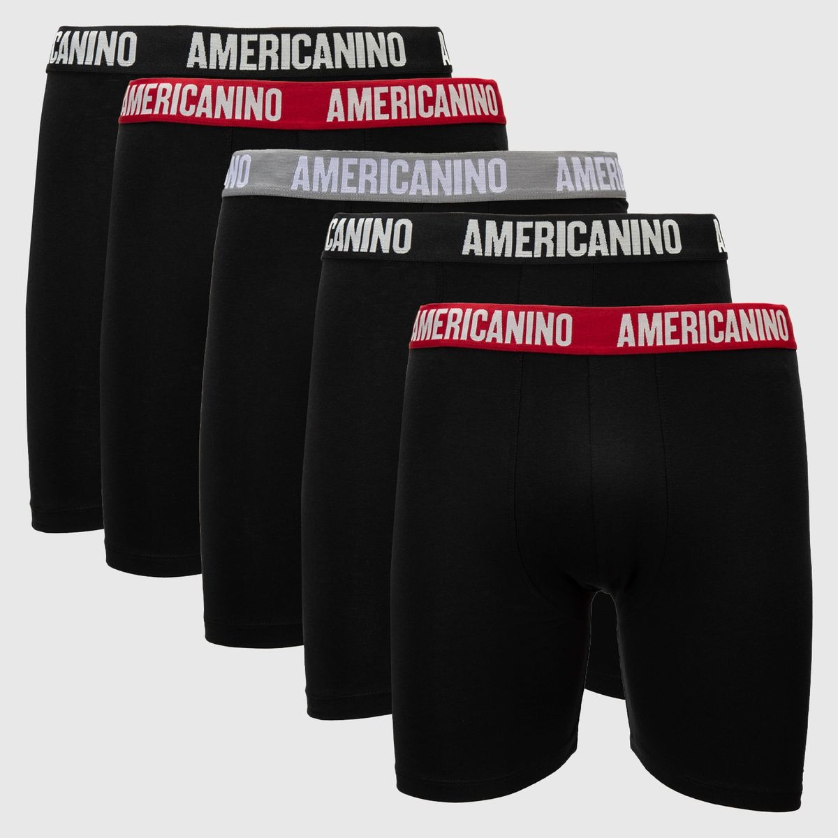 AMERICANINO - Pack de 5 Boxers Algodón Orgánico Hombre Americanino