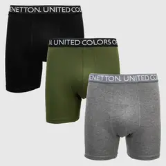 BENETTON - Pack De 3 Boxer Hombre