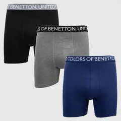 BENETTON - Pack De 3 Boxer Hombre