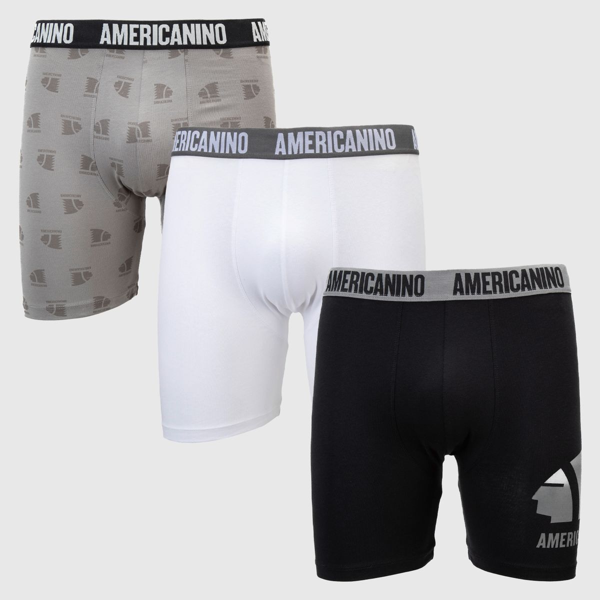 AMERICANINO - Pack 3 Boxers Americanino Algodón Orgánico Hombre