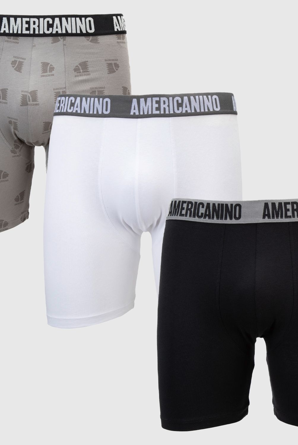 AMERICANINO - Pack De 3 Boxers Algodón Orgánico Hombre Americanino