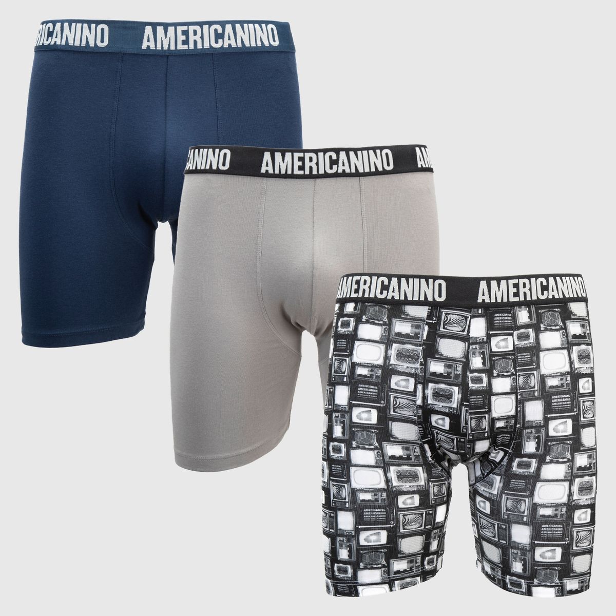 AMERICANINO - Pack 3 Boxers Americanino Algodón Orgánico Hombre