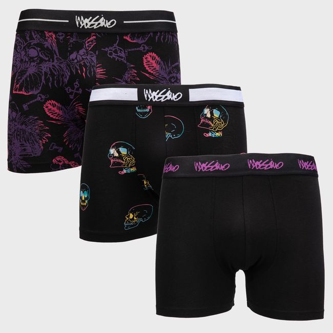 MOSSIMO - Pack 3 Bóxer Tejido Algodón Hombre Mossimo