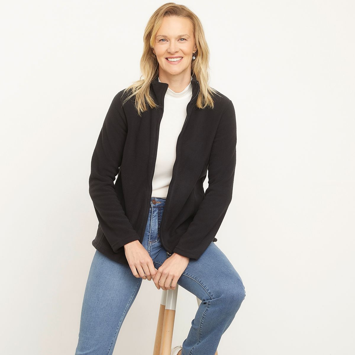 NEWPORT - Polerón Polar Básico Mujer Newport