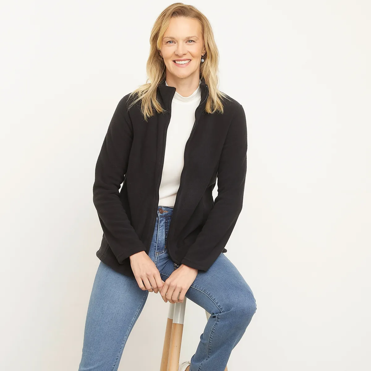 NEWPORT - Polerón Polar Básico Mujer Newport