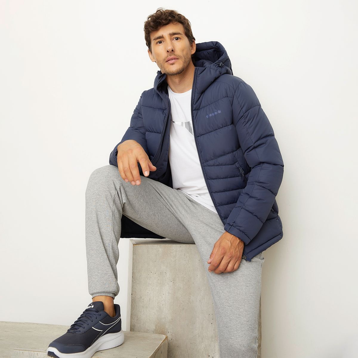 DIADORA - Parka Deportiva Hombre Diadora