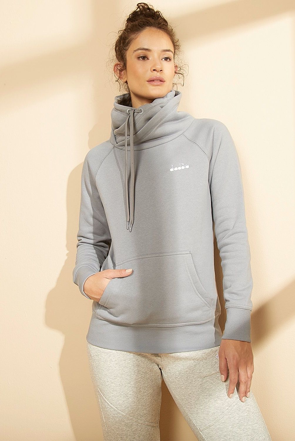 DIADORA - Polerón Algodón Mujer Diadora
