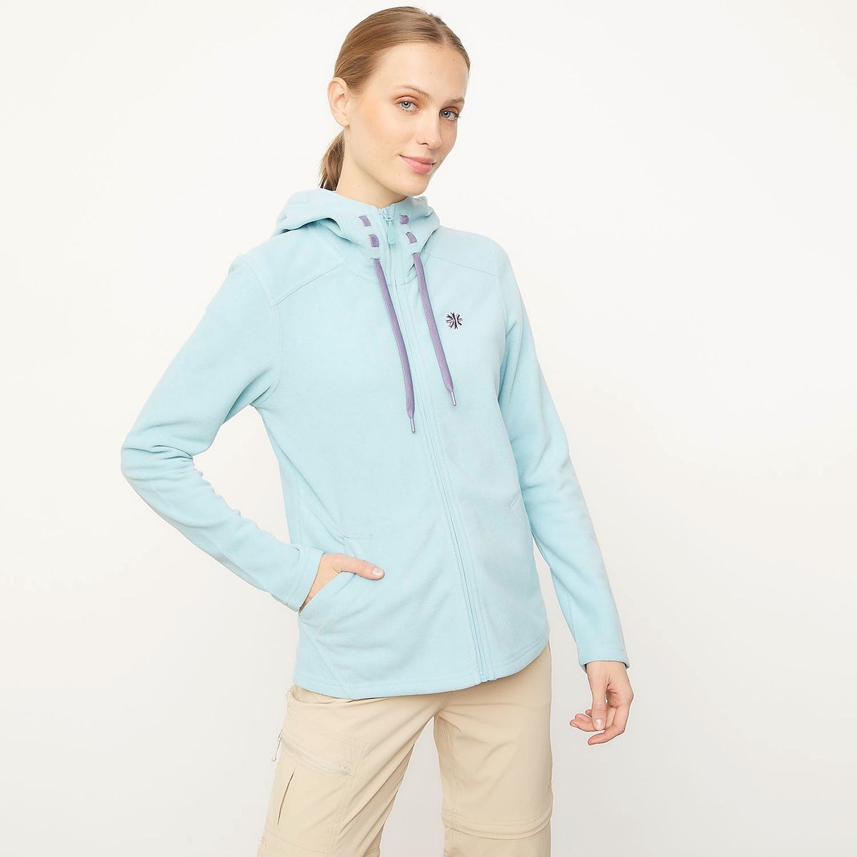 MOUNTAIN GEAR - Polar Deportivo Mountain Gear Mujer Manga Larga Con Capucha