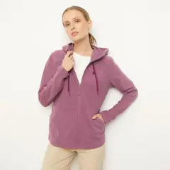 MOUNTAIN GEAR - Polar Deportivo Mujer Manga Larga con Capucha