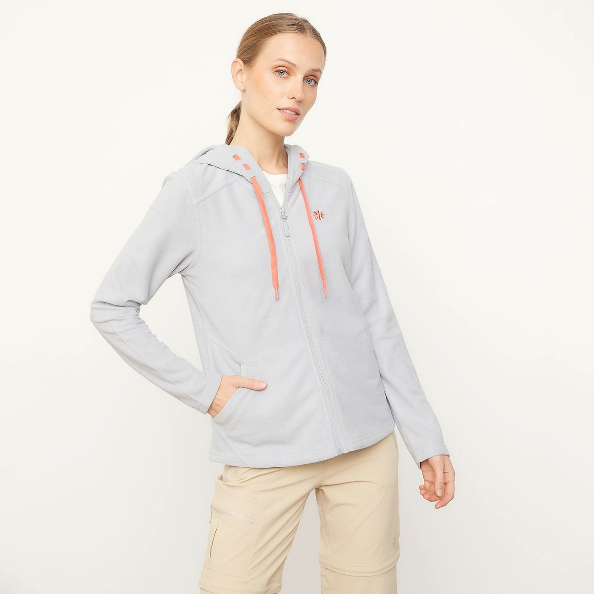 MOUNTAIN GEAR - Polar Deportivo Mountain Gear Mujer Manga Larga Con Capucha