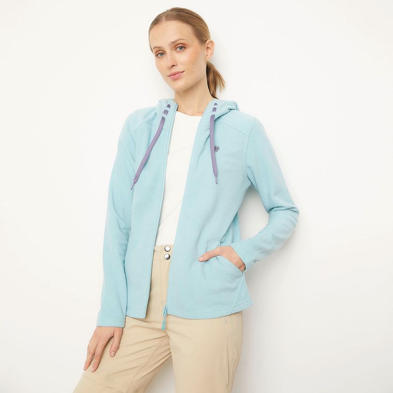 MOUNTAIN GEAR - Polar Deportivo Mountain Gear Mujer Manga Larga Con Capucha