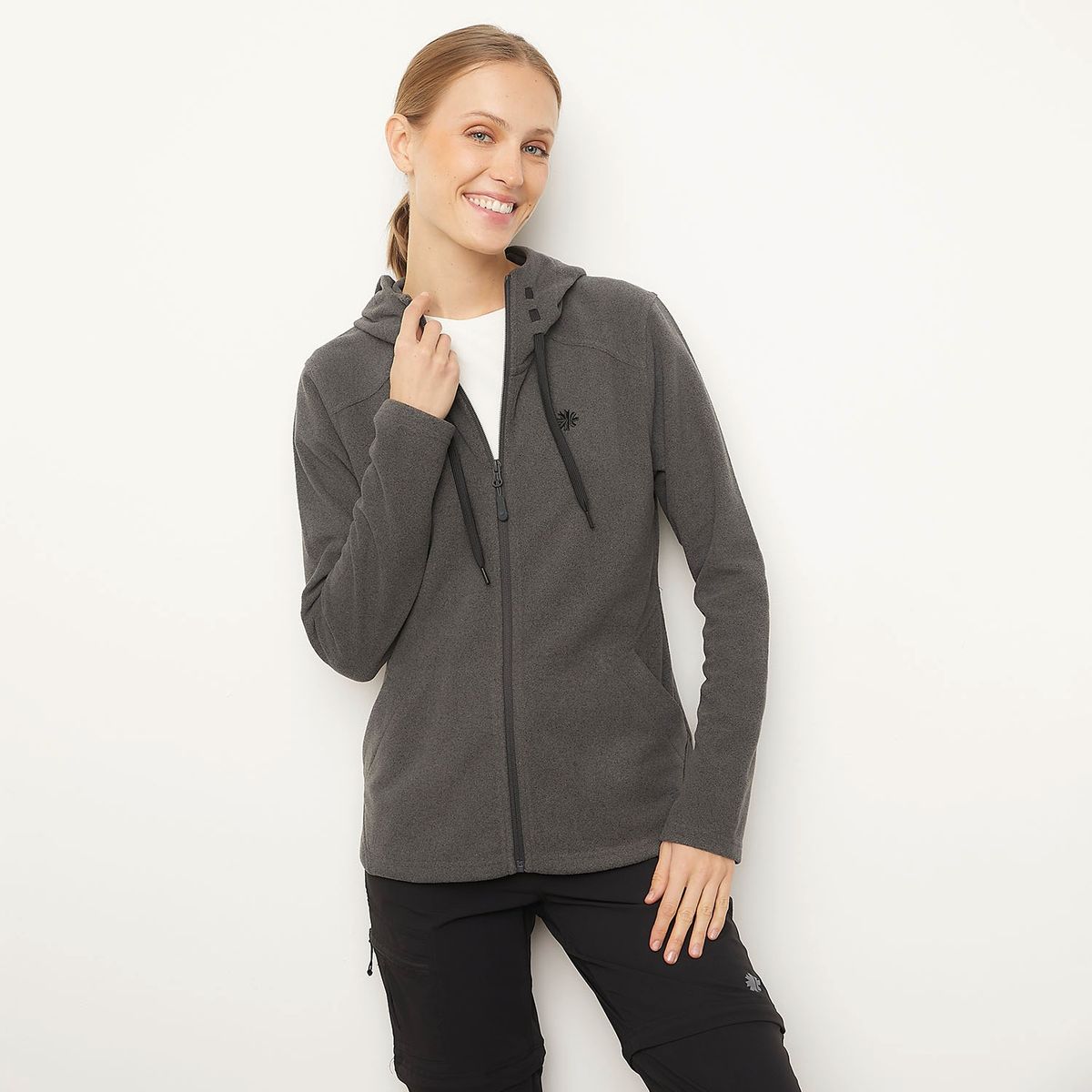 MOUNTAIN GEAR - Polar Deportivo Mountain Gear Mujer Manga Larga Con Capucha