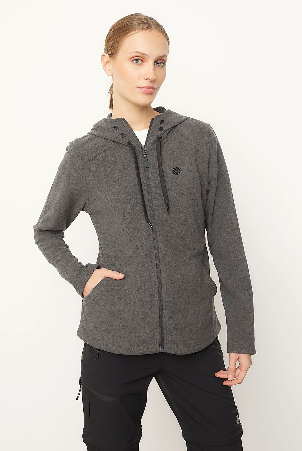 MOUNTAIN GEAR - Polar Deportivo Mountain Gear Mujer Manga Larga Con Capucha
