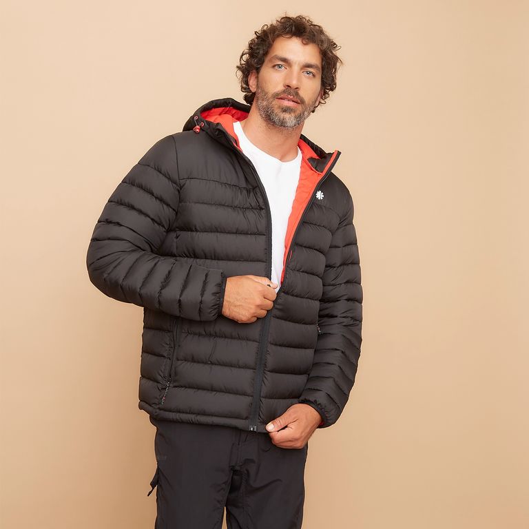 MOUNTAIN GEAR Parka Deportiva Acolchada Con Gorro Hombre