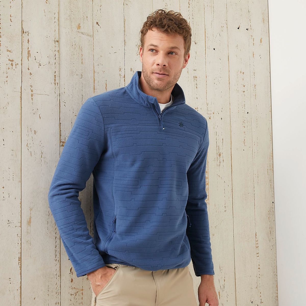 MOUNTAIN GEAR - Polar Deportivo Mountain Gear Cierre Metálico Manga Larga Hombre