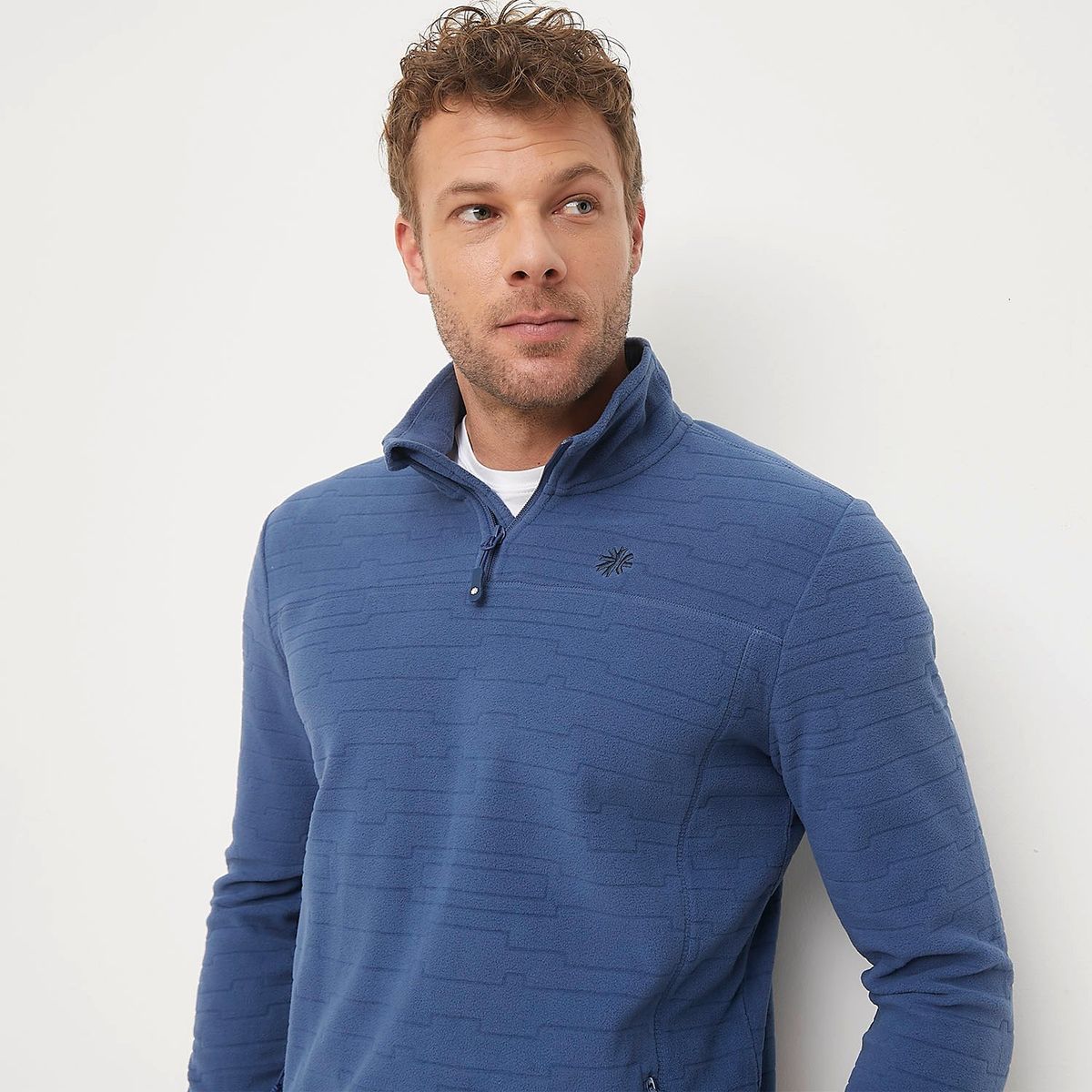 MOUNTAIN GEAR - Polar Deportivo Mountain Gear Cierre Metálico Manga Larga Hombre