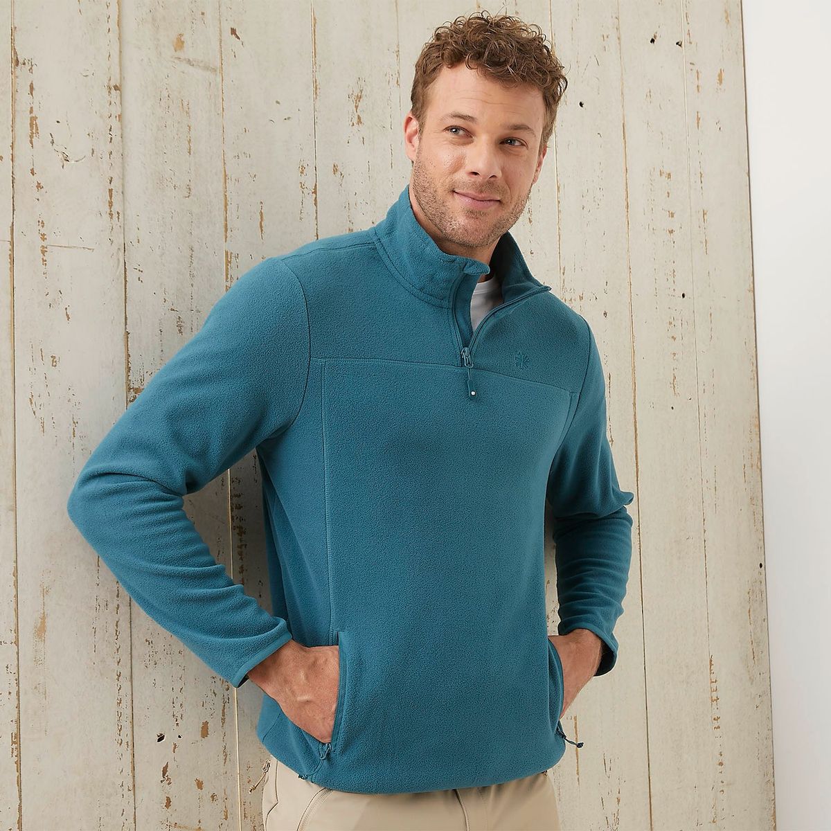 MOUNTAIN GEAR - Polar Deportivo Mountain Gear Cierre Metálico Manga Larga Hombre