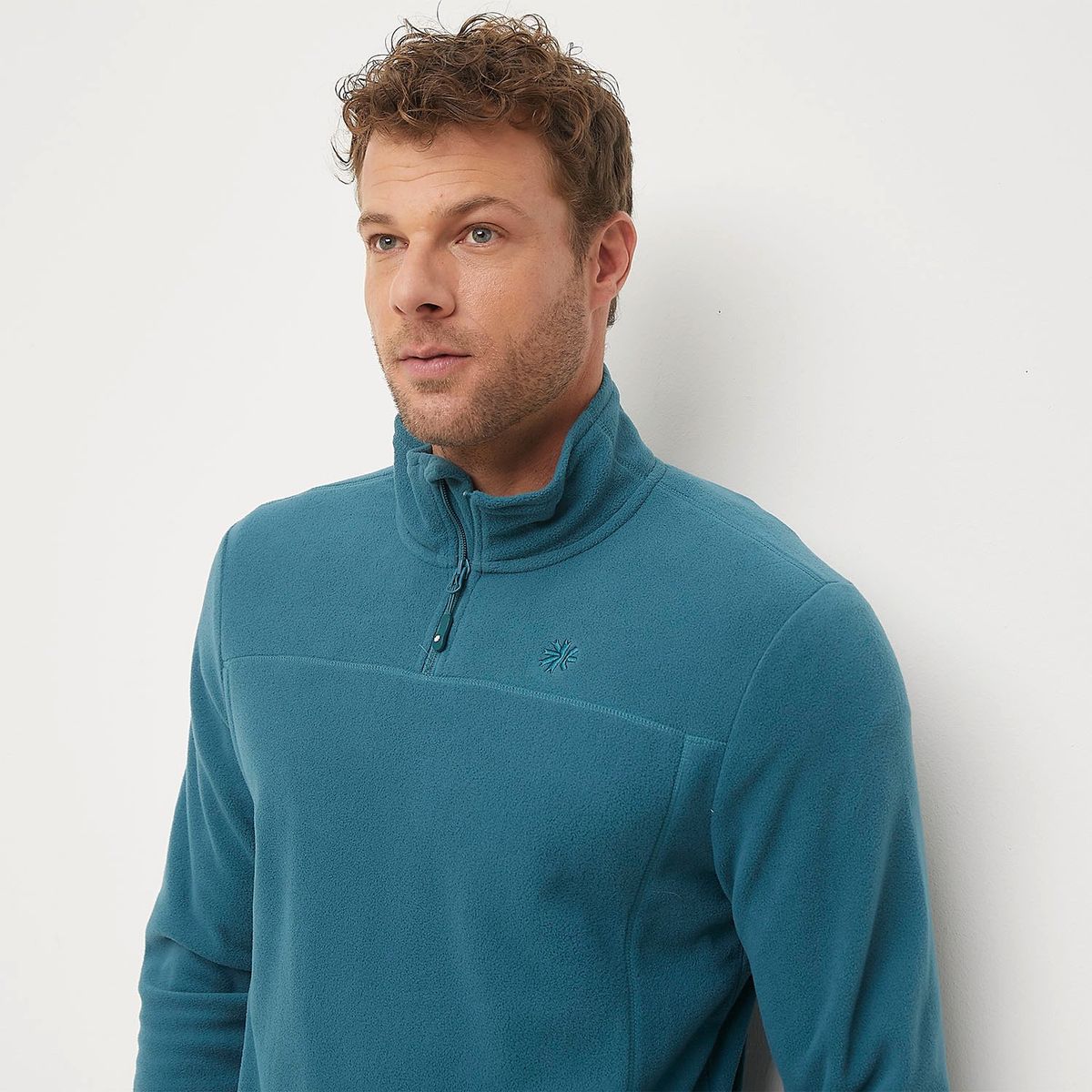 MOUNTAIN GEAR - Polar Deportivo Mountain Gear Cierre Metálico Manga Larga Hombre