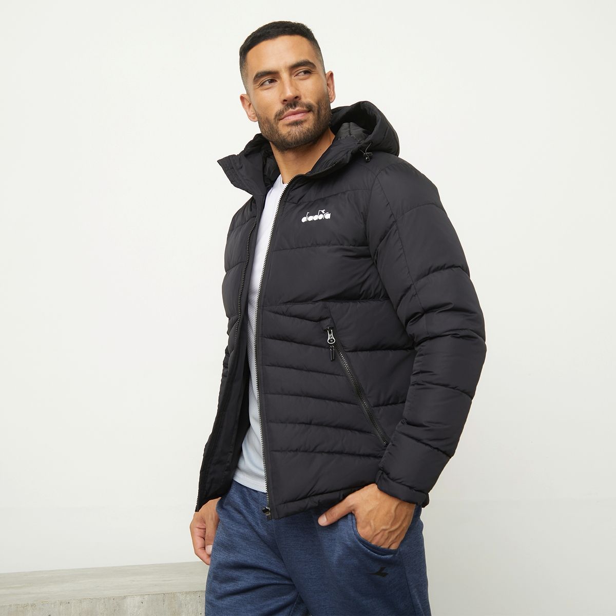 DIADORA - Parka Deportiva Acolchada Hombre Diadora