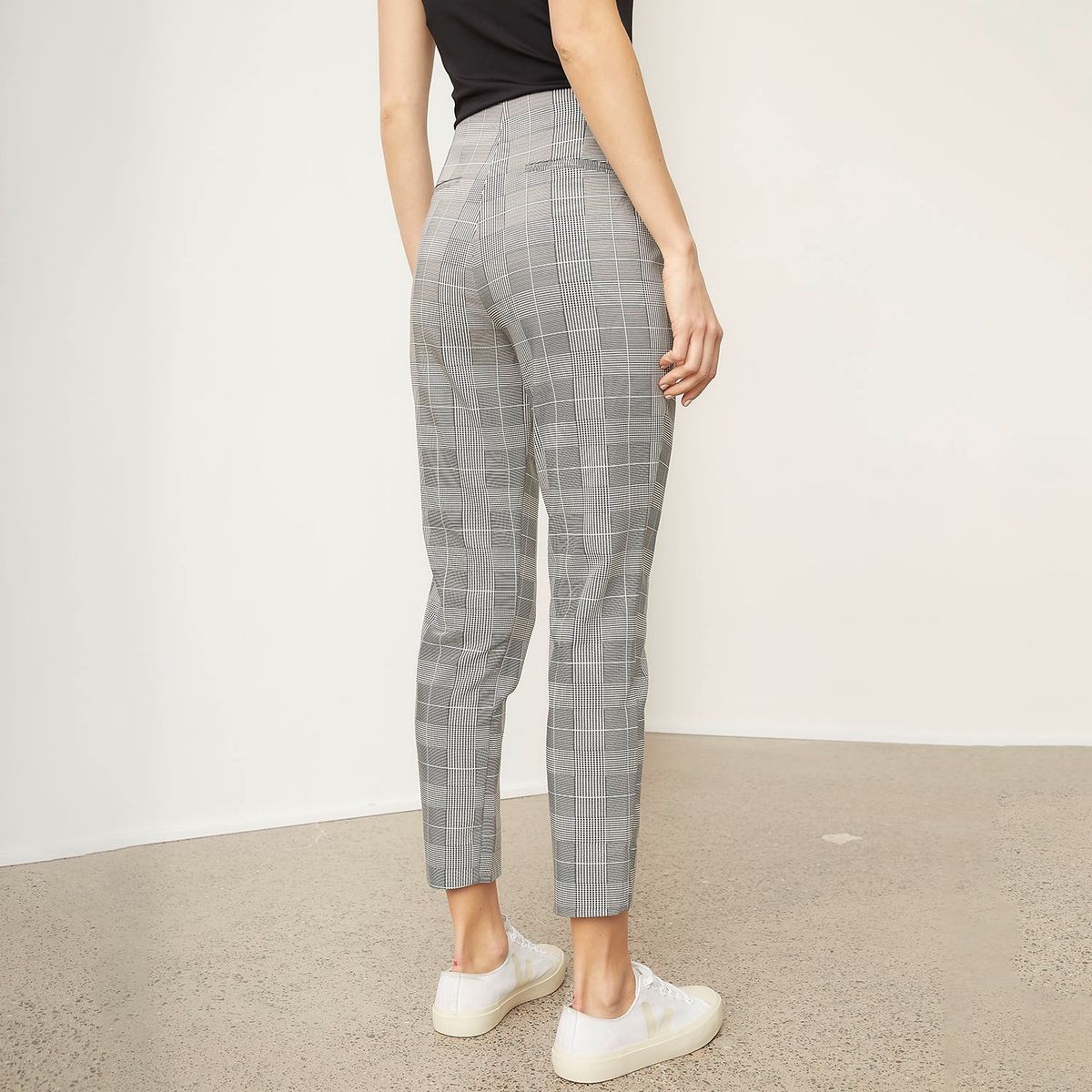 BASEMENT - Pantalón Slim Tiro Alto Mujer Basement