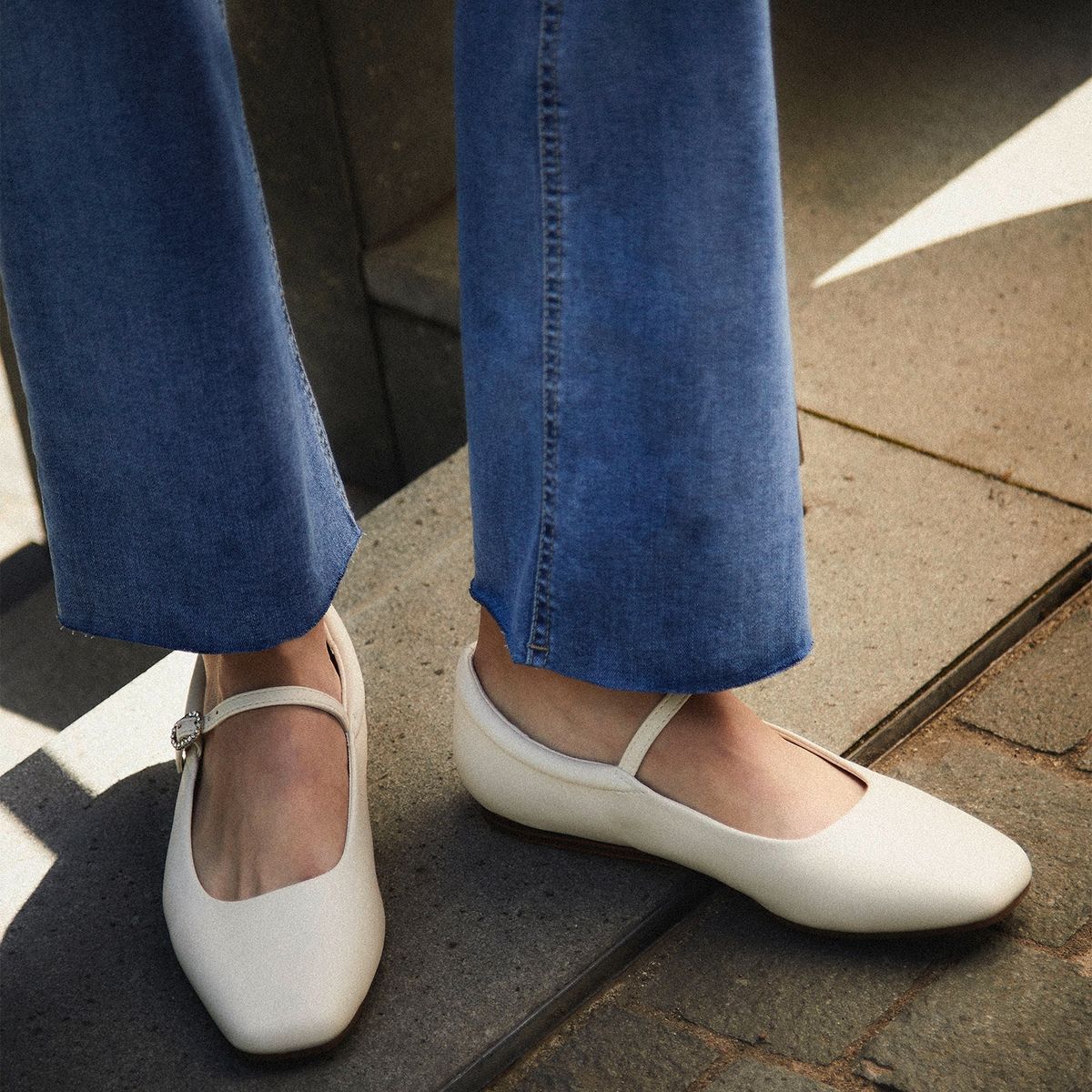 BASEMENT - Ballerina Mujer Blanco Basement