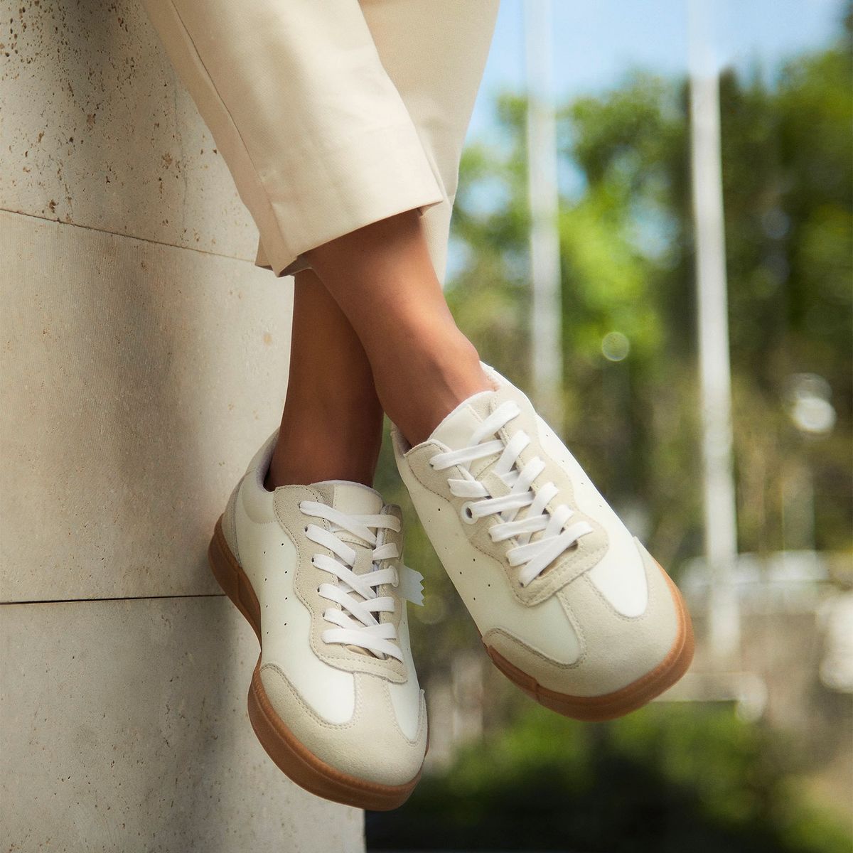 BASEMENT - Zapatilla Urbanas Mujer Blancas Basement