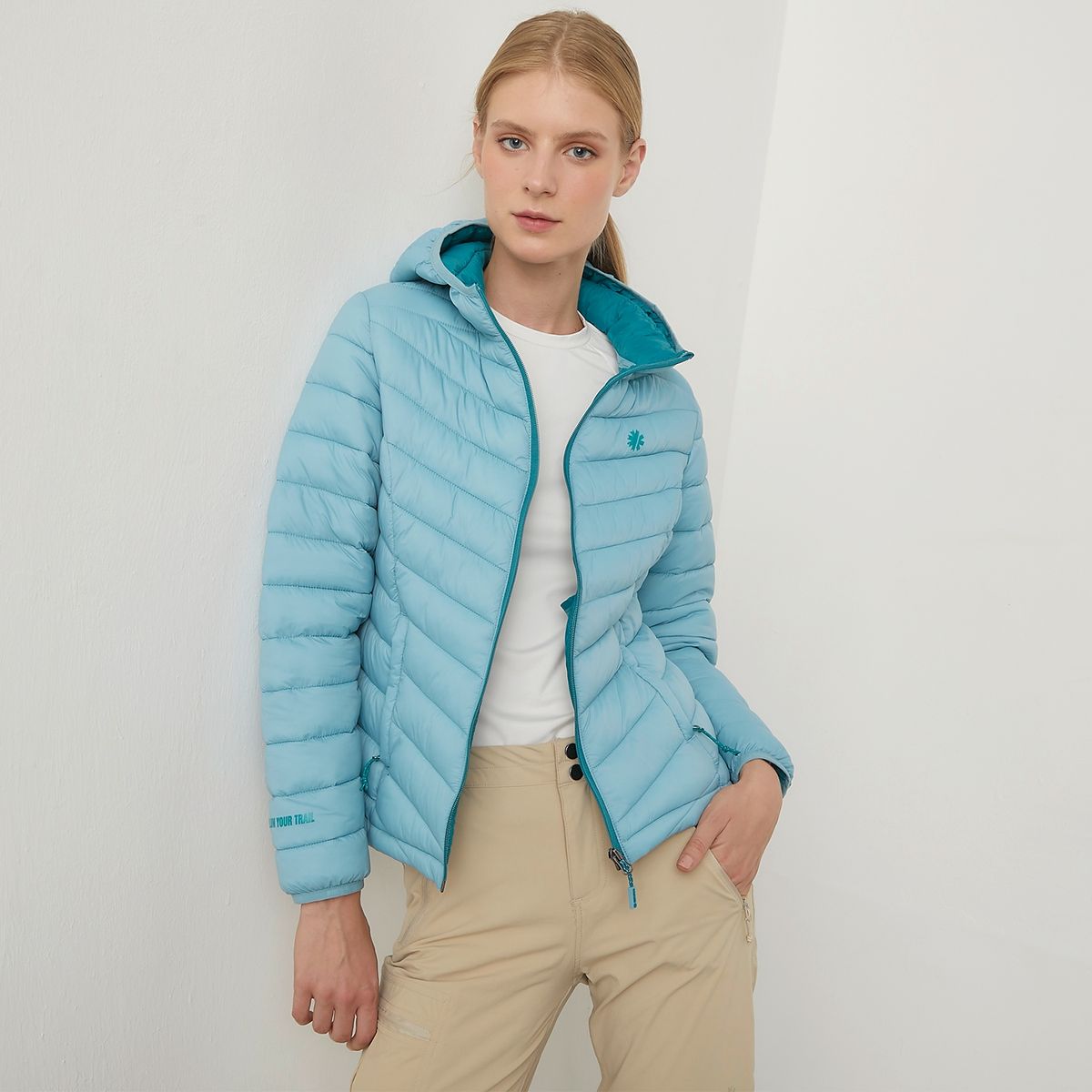 MOUNTAIN GEAR - Parka Deportiva Mountain Gear Mujer Poliamida Ligera Con Capucha