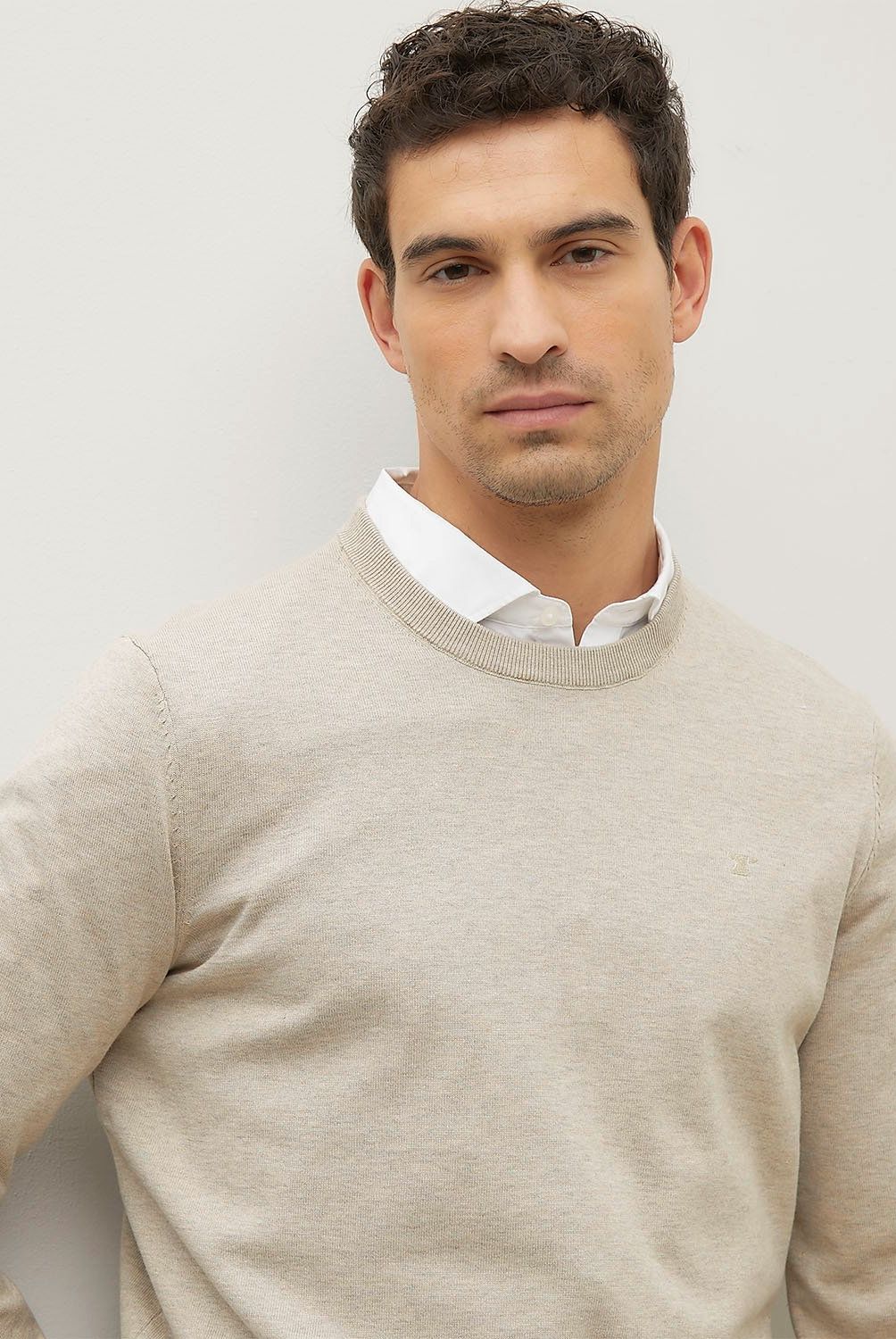 WOLF&HANK - Sweater Algodón Cuello Redondo Wolf&Hank Hombre Regular Fit