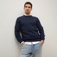 Sweater Algodón Cuello Redondo Hombre Regular Fit