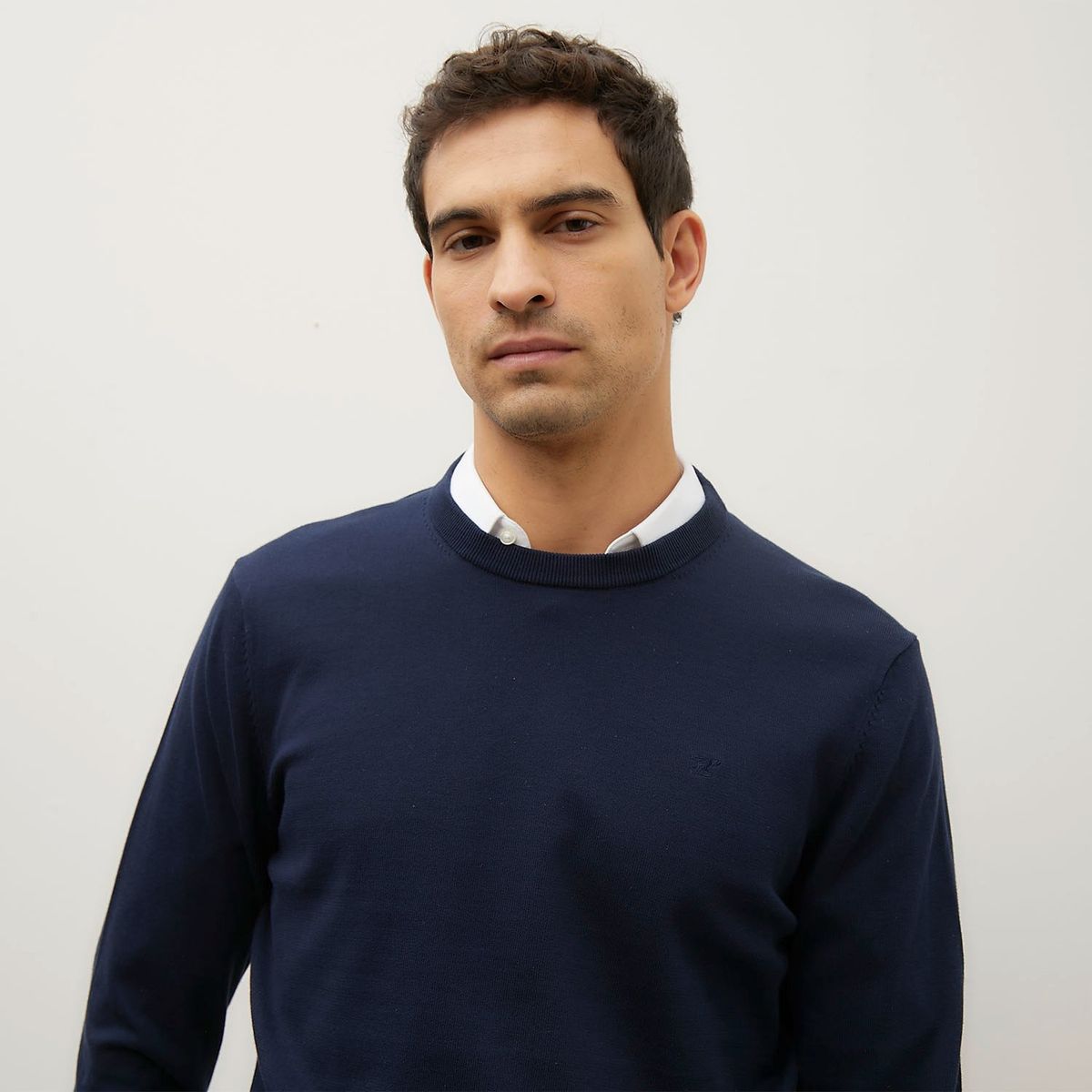 WOLF&HANK - Sweater Algodón Cuello Redondo Wolf&Hank Hombre Regular Fit