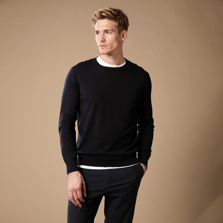 Sweater Algodón Cuello Redondo Hombre Regular Fit