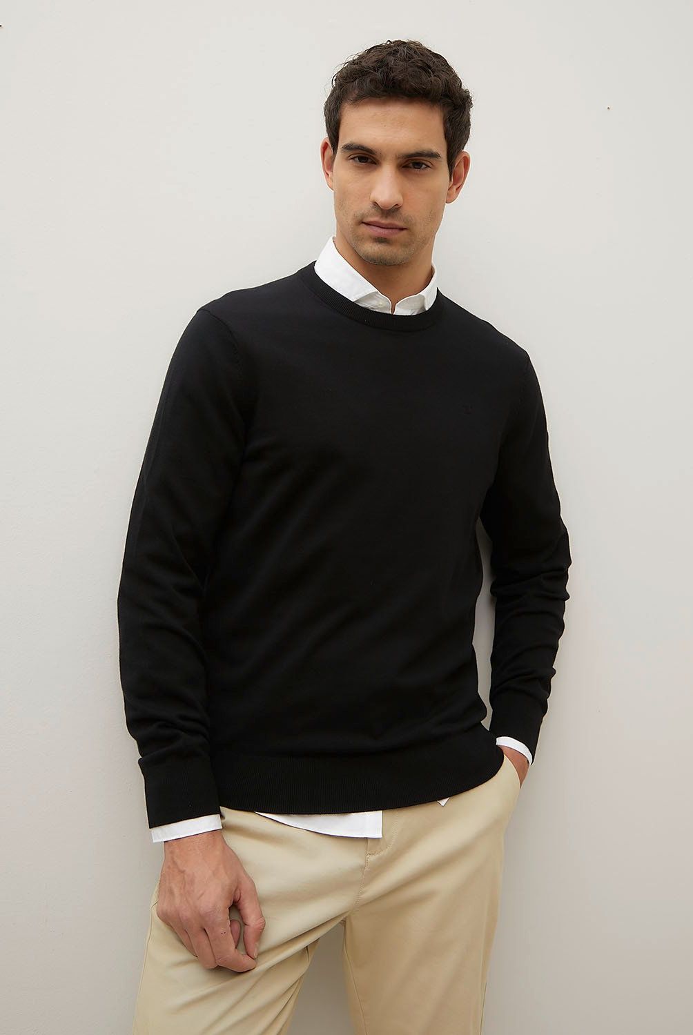 WOLF&HANK - Sweater Algodón Cuello Redondo Wolf&Hank Hombre Regular Fit