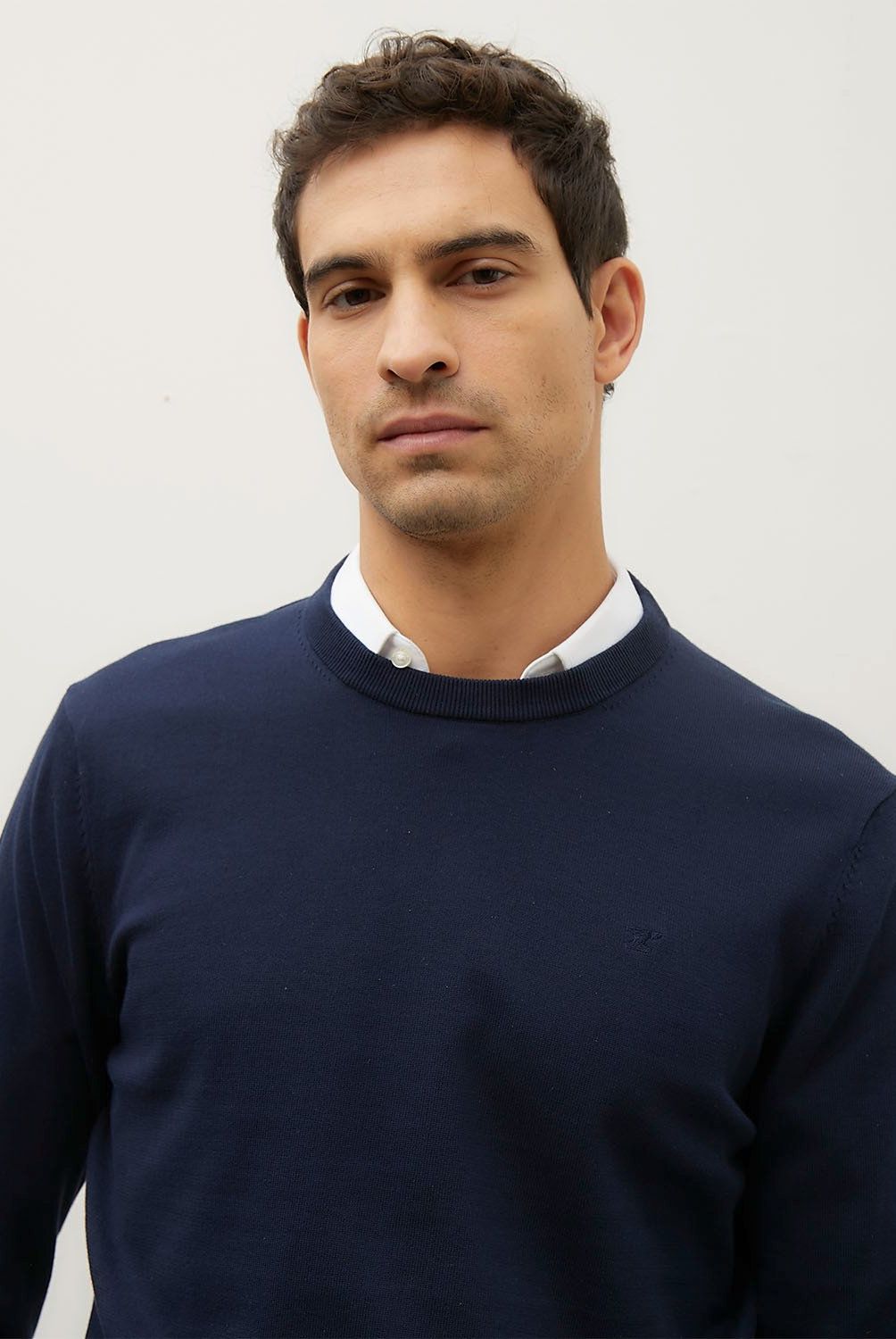 WOLF&HANK - Sweater Algodón Cuello Redondo Wolf&Hank Hombre Regular Fit
