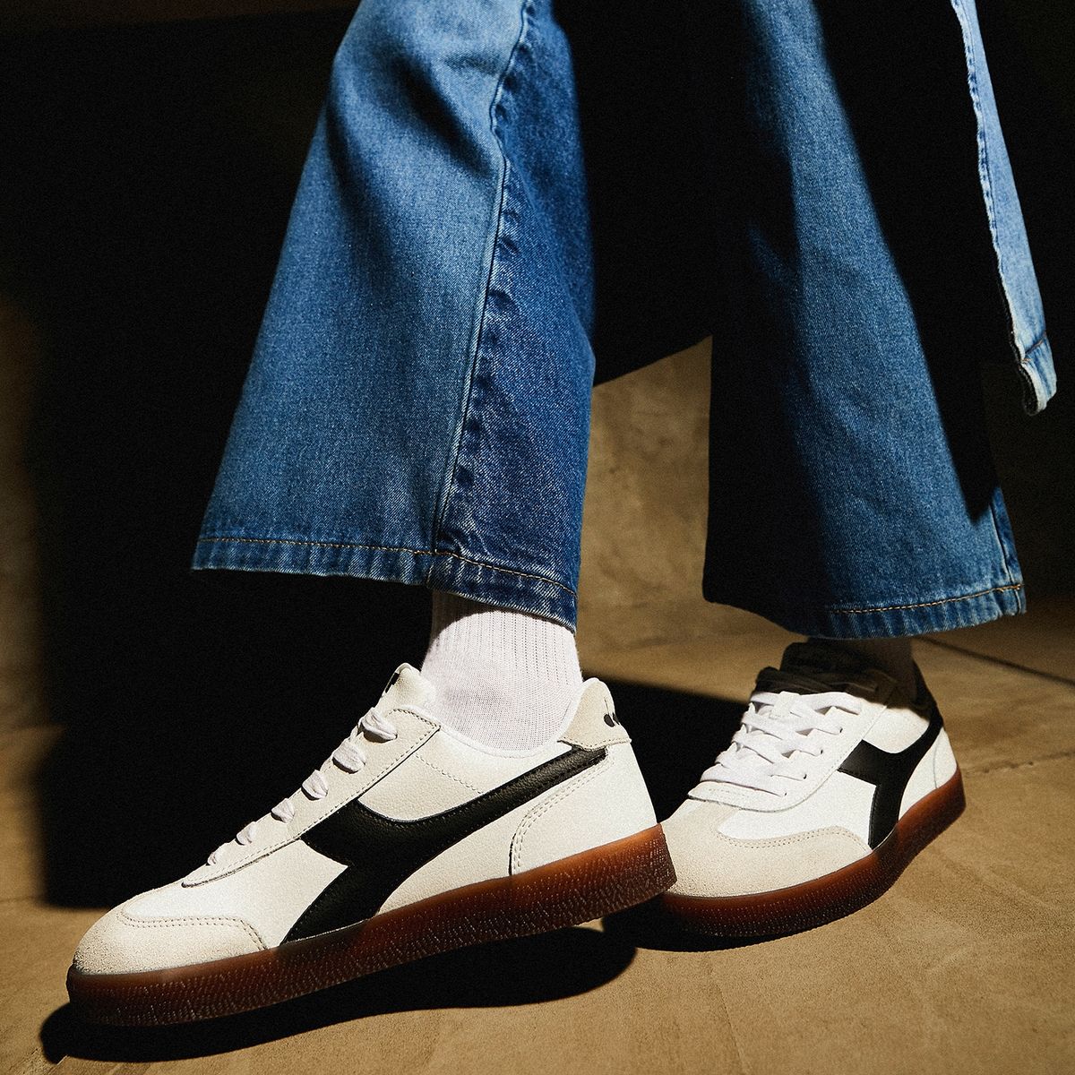 DIADORA - Bamtela Zapatilla Urbana Mujer Cuero Blanco Diadora