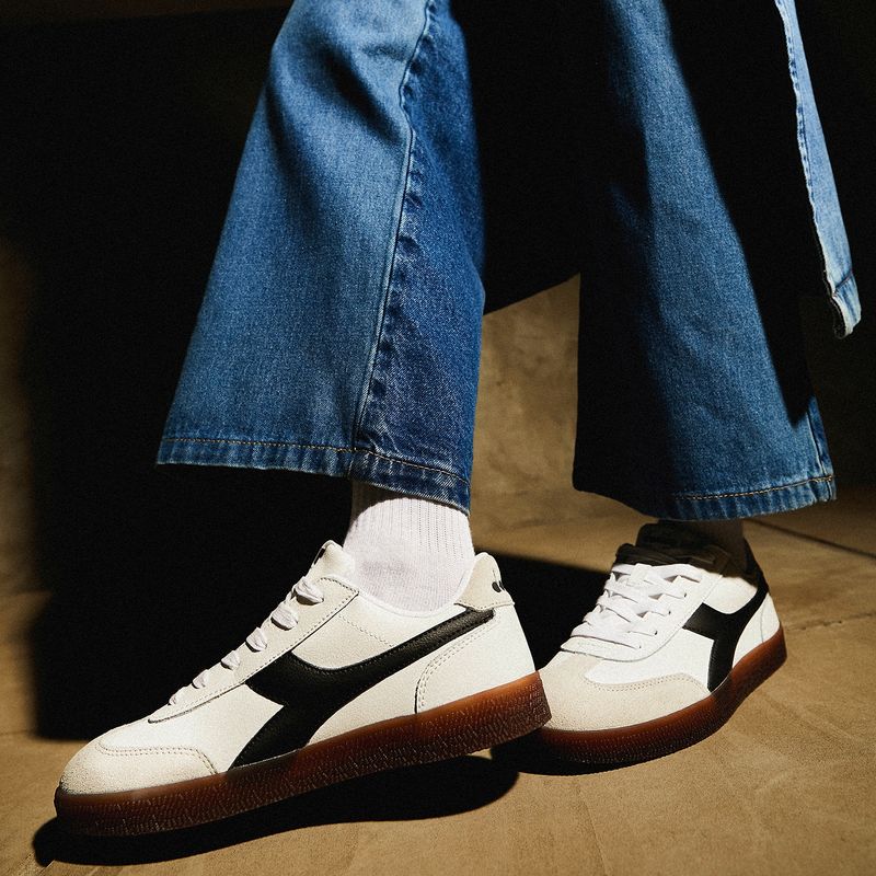 DIADORA - Bamtela Zapatilla Urbana Mujer Cuero Blanco Diadora