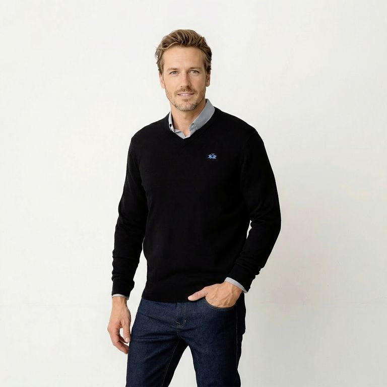 Sweater Manga Larga Hombre