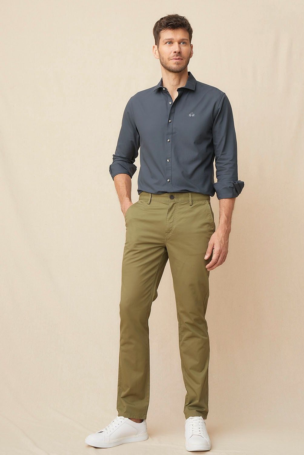 LA MARTINA - Pantalón Chino Slim Fit Hombre La Martina