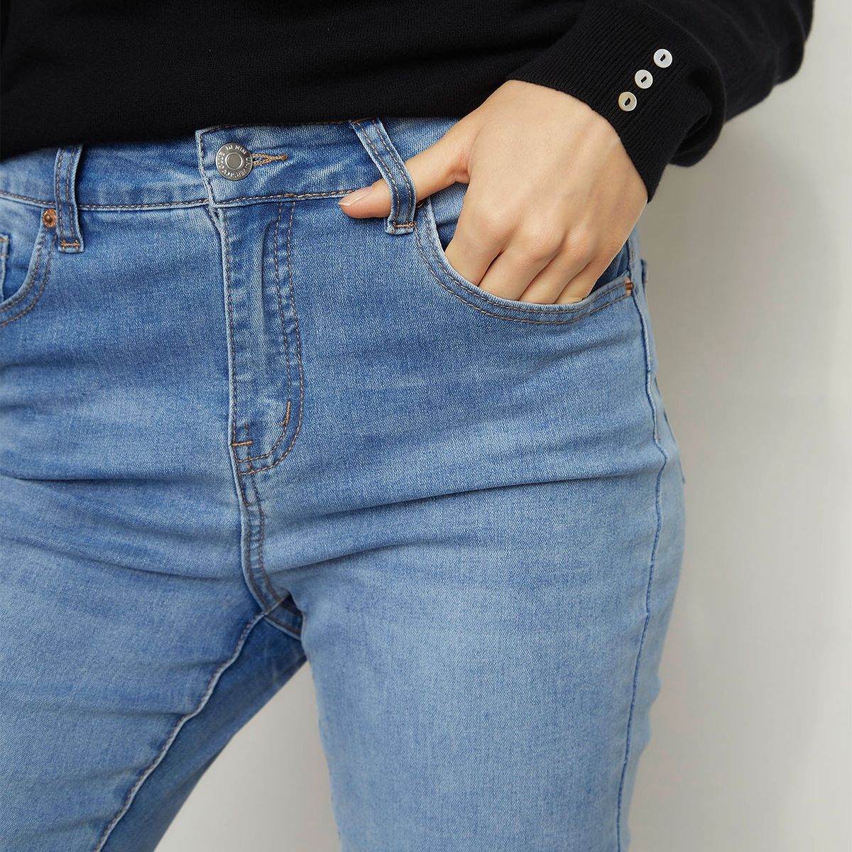 UNIVERSITY CLUB - Jeans Flare Tiro Alto Mujer University Club