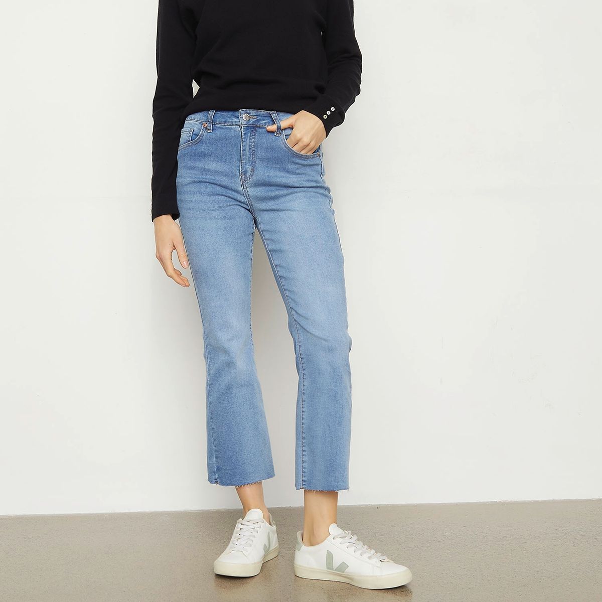 UNIVERSITY CLUB - Jeans Flare Tiro Alto Mujer University Club