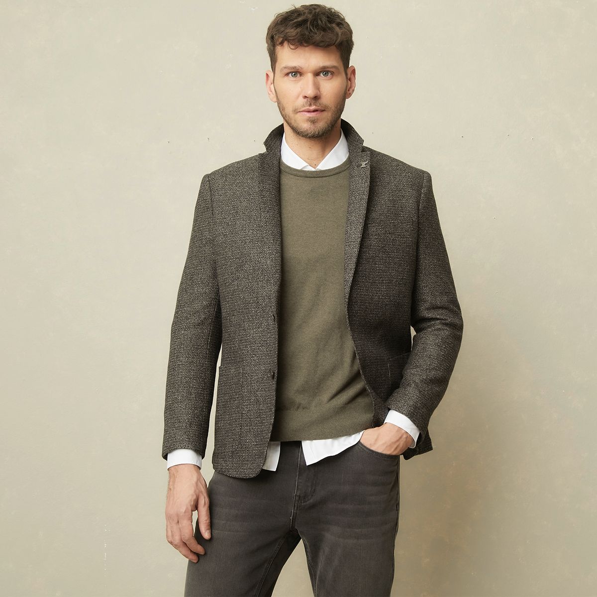 WOLF&HANK - Chaqueta Casual Hombre Wolf&Hank