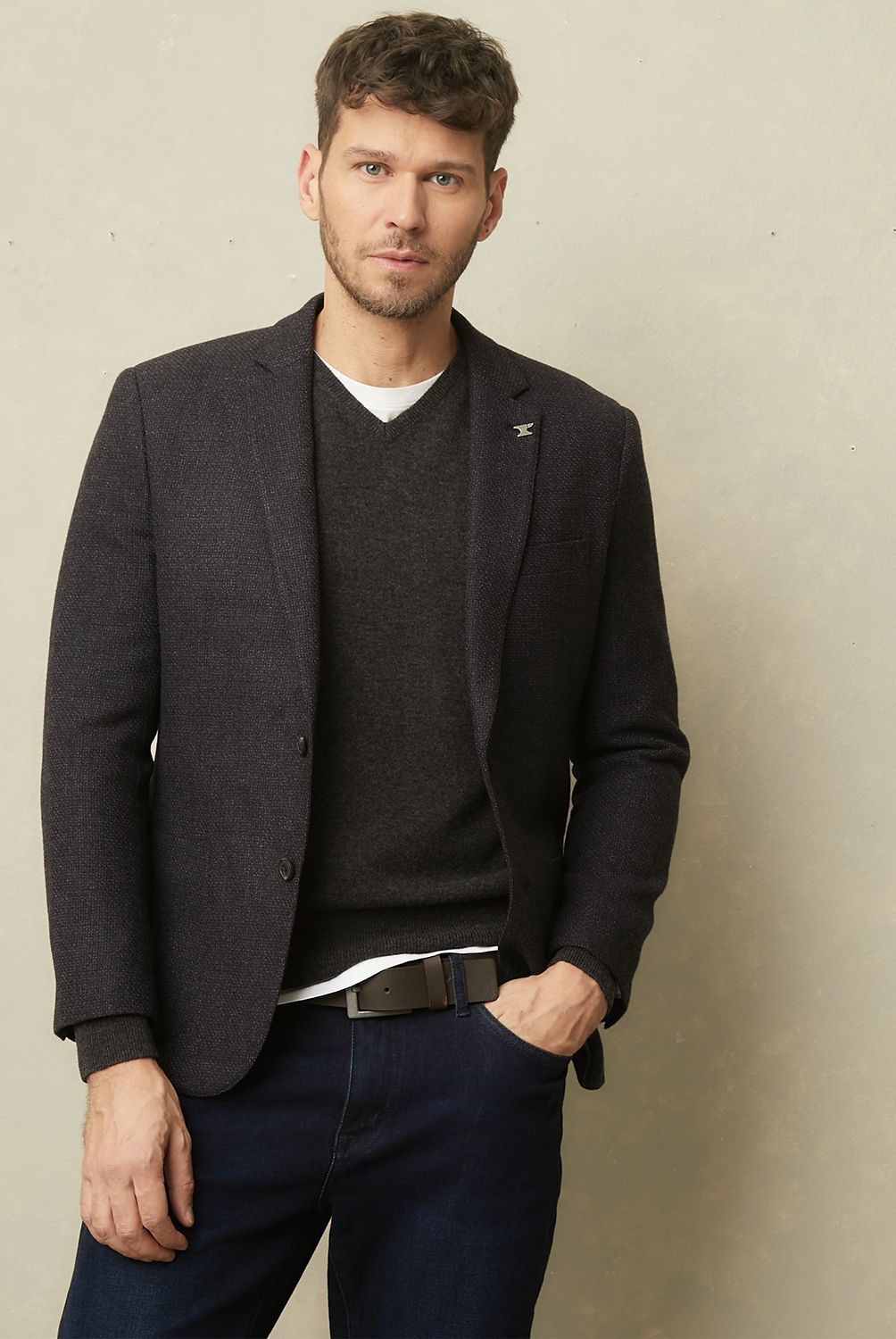 WOLF&HANK - Chaqueta Casual Hombre Wolf&Hank