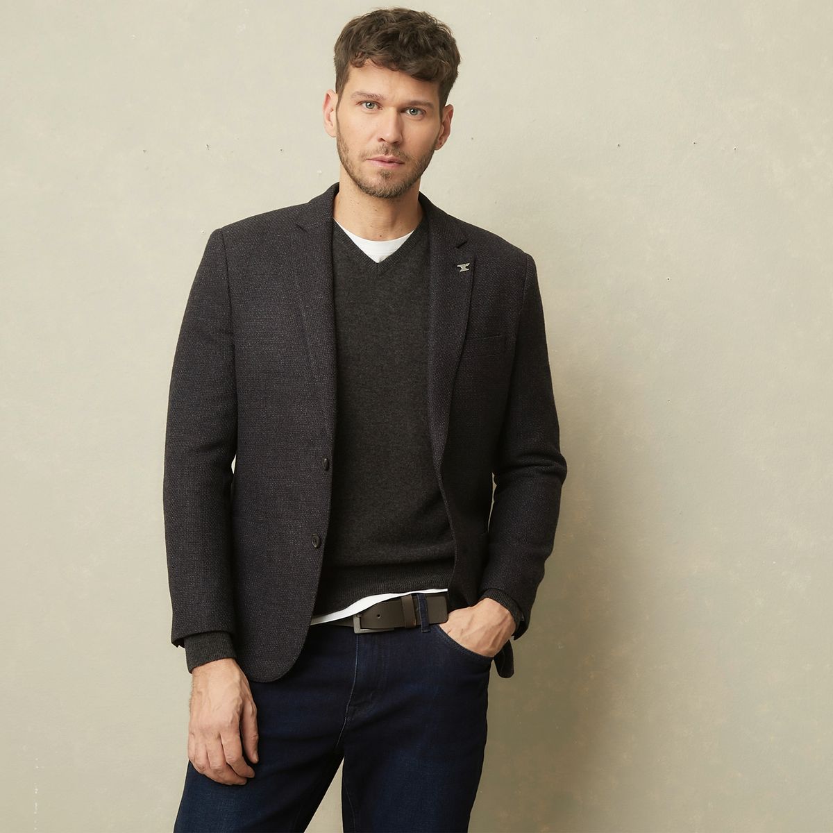 WOLF&HANK - Chaqueta Casual Hombre Wolf&Hank