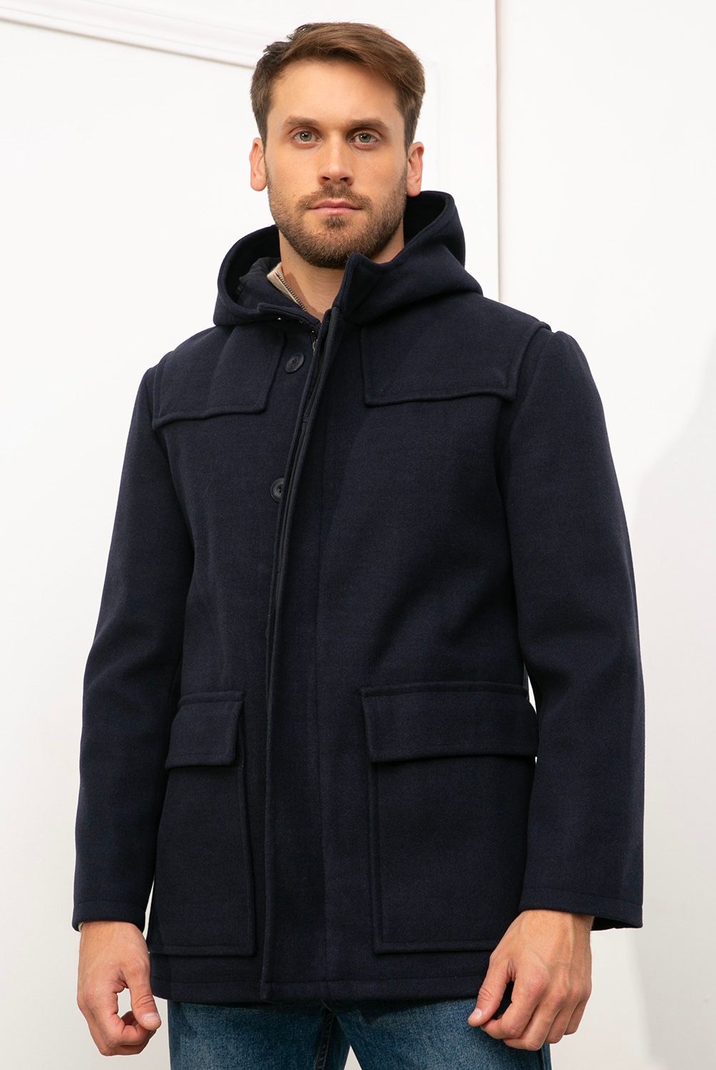 BASEMENT - Abrigo Con Gorro Hombre Basement