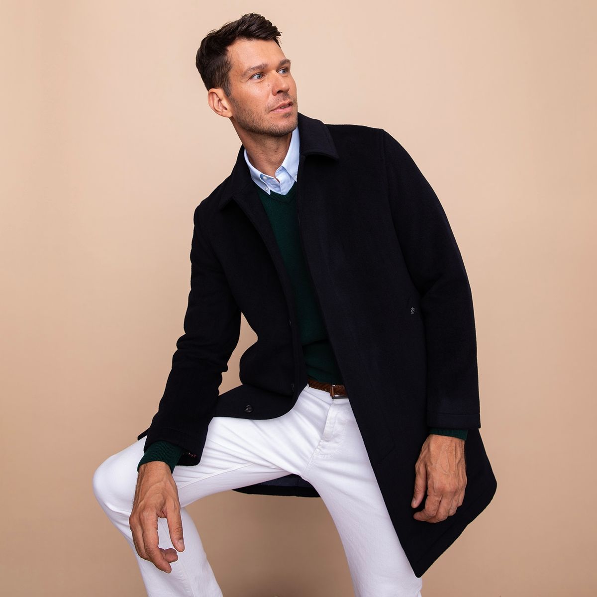 LA MARTINA - Abrigo De Paño Hombre La Martina