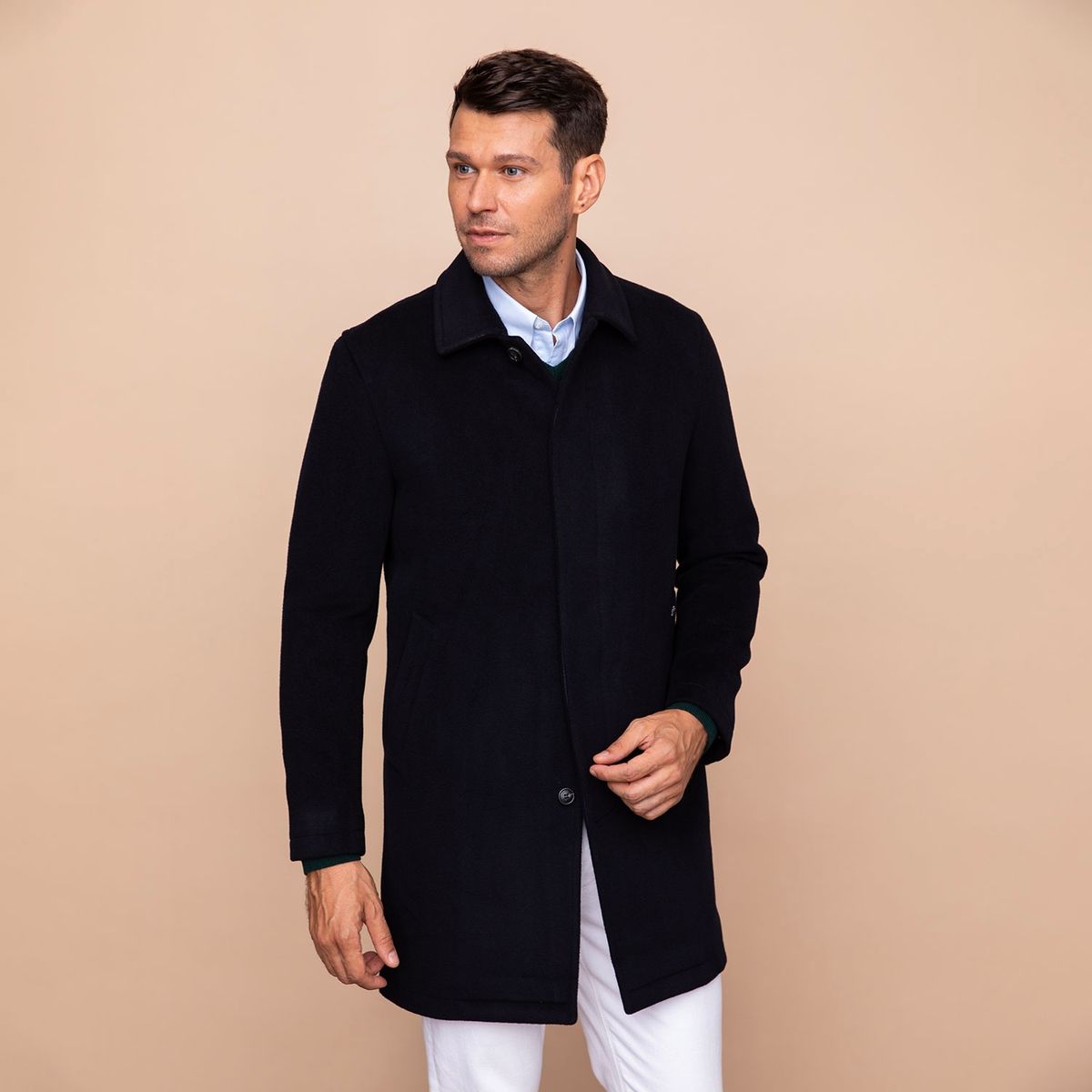 LA MARTINA - Abrigo De Paño Hombre La Martina